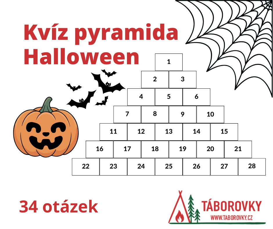 Kvíz pro děti s tématem Halloween - strašidla